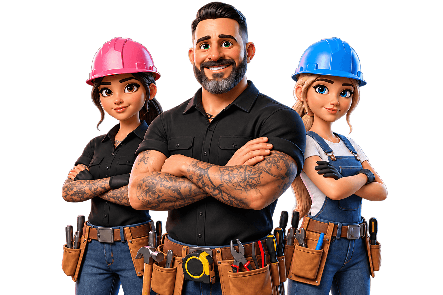 Tim Rocco and Daughters team illustration