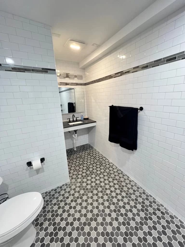 ADA Accessible Bathroom project view 5